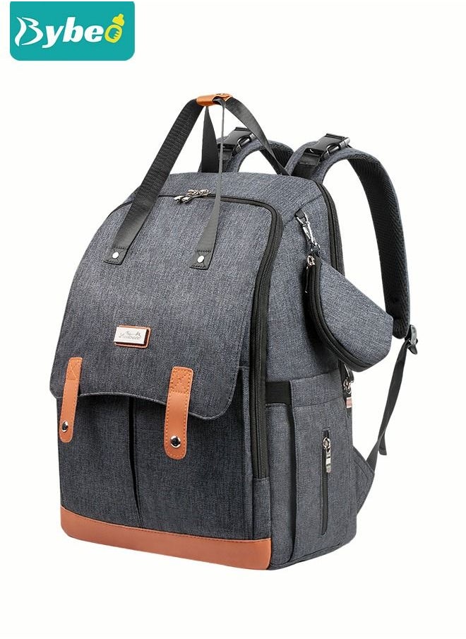 Bybeo - Diaper Bag Backpack, Multifunction Maternity Bags for Boys & Girls, Travel Mummy Backpack Large Capacity, Waterproof and Stylish - Image 1