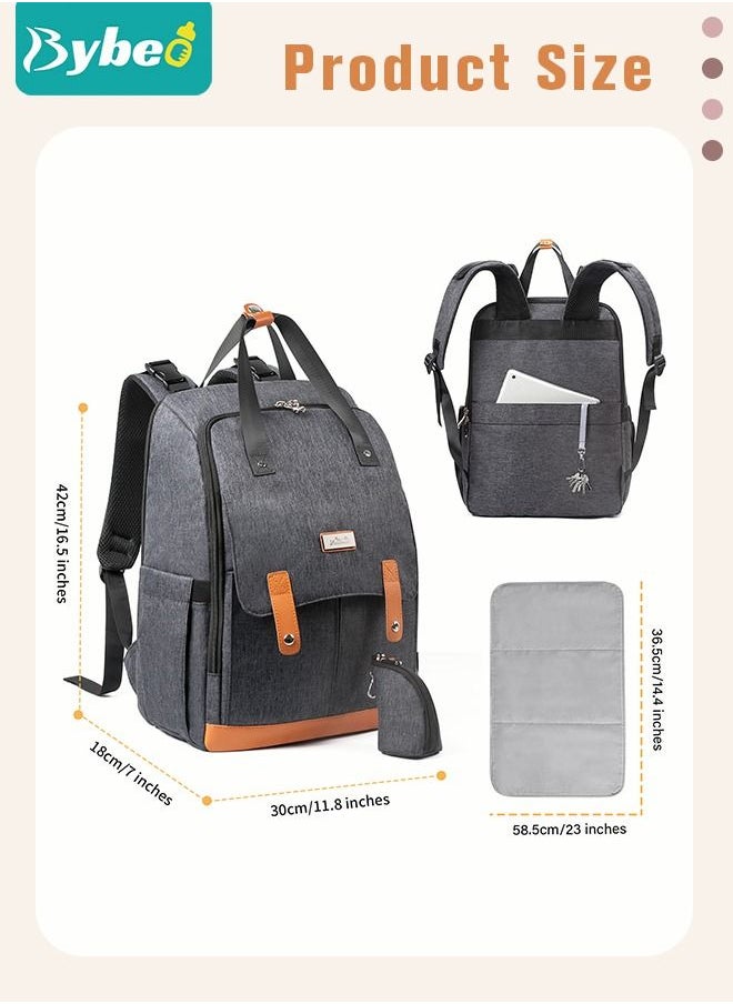 Bybeo - Diaper Bag Backpack, Multifunction Maternity Bags for Boys & Girls, Travel Mummy Backpack Large Capacity, Waterproof and Stylish - Image 1