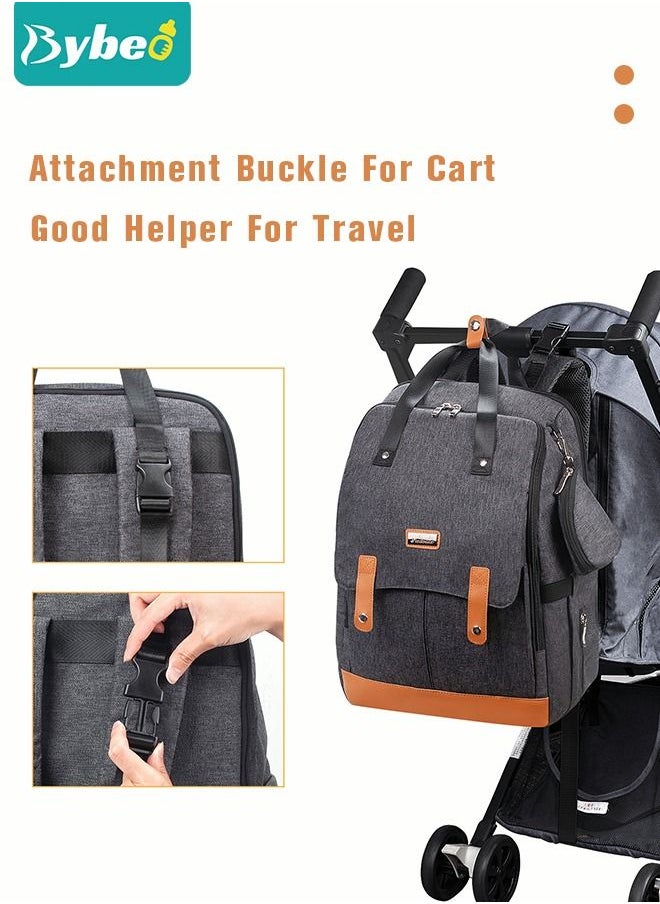 Bybeo - Diaper Bag Backpack, Multifunction Maternity Bags for Boys & Girls, Travel Mummy Backpack Large Capacity, Waterproof and Stylish - Image 1