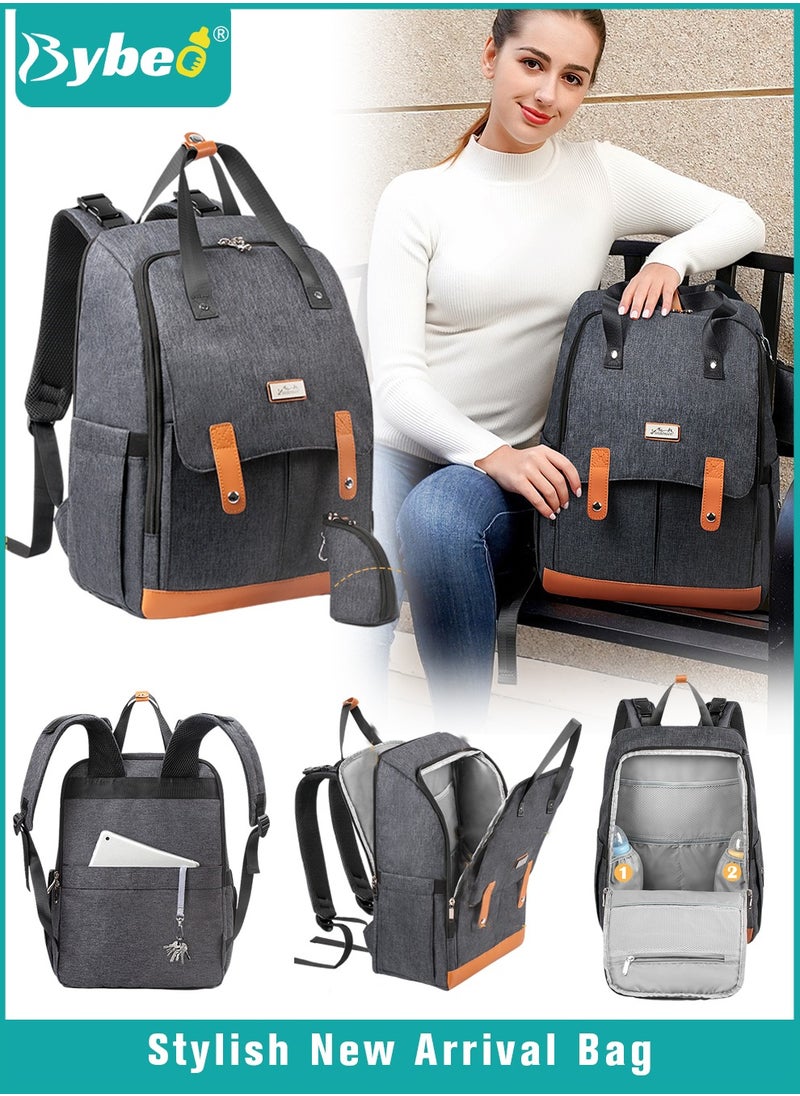 Bybeo - Diaper Bag Backpack, Multifunction Maternity Bags for Boys & Girls, Travel Mummy Backpack Large Capacity, Waterproof and Stylish - Image 1