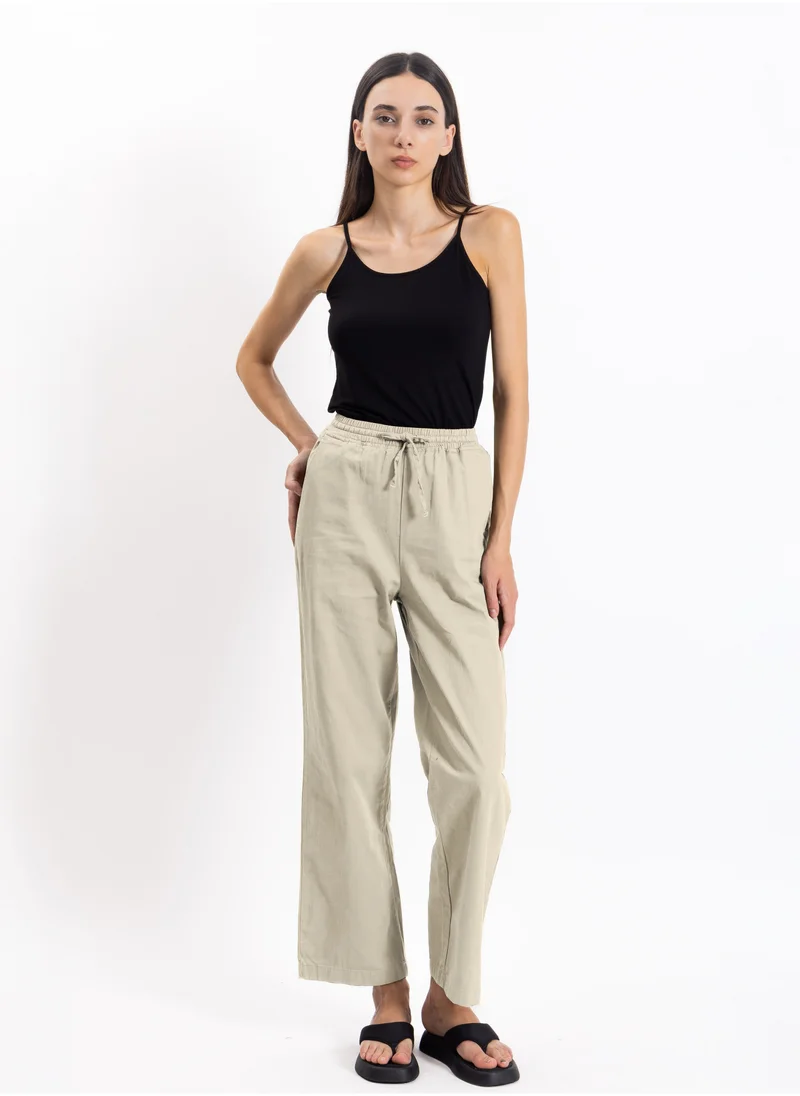 SHAPES COMFORT STRAIGHT COTTON TROUSERS