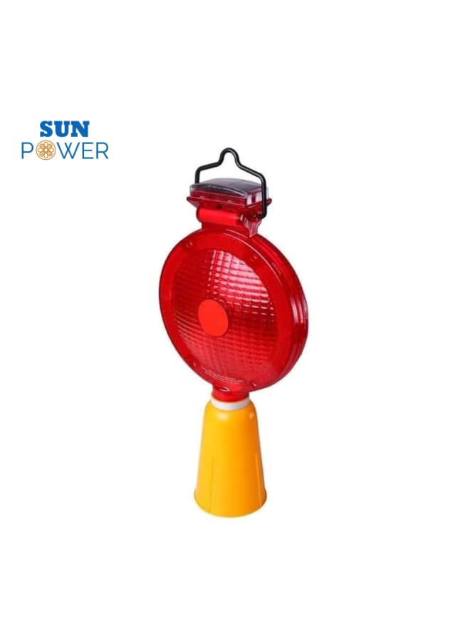 SUN POWER Solar Road Cone Flasher ABS Red Light 8-Month Warranty - Image 2