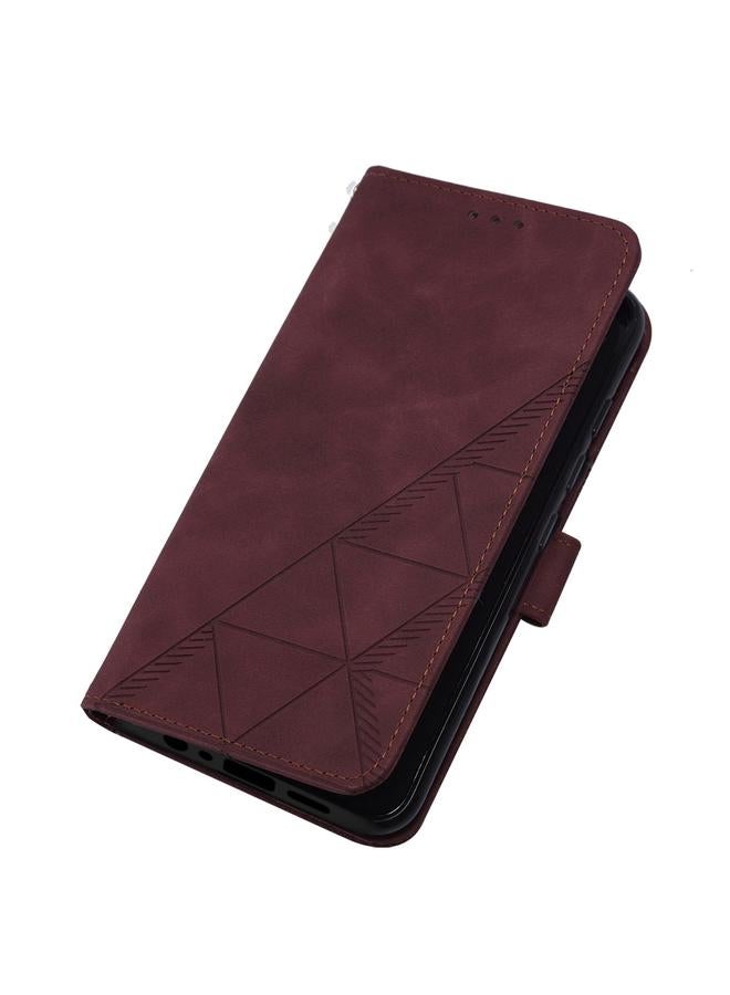 اس-توب جراب هاتف Samsung Galaxy A04e Crossbody من الجلد المنقوش ثلاثي الأبعاد - Image 4