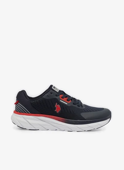 U.S. Polo Assn. Men's Navy Low-Top Sneakers - Lightweight Shoes Lace-Up Design, Comfortable for Everyday Outfits