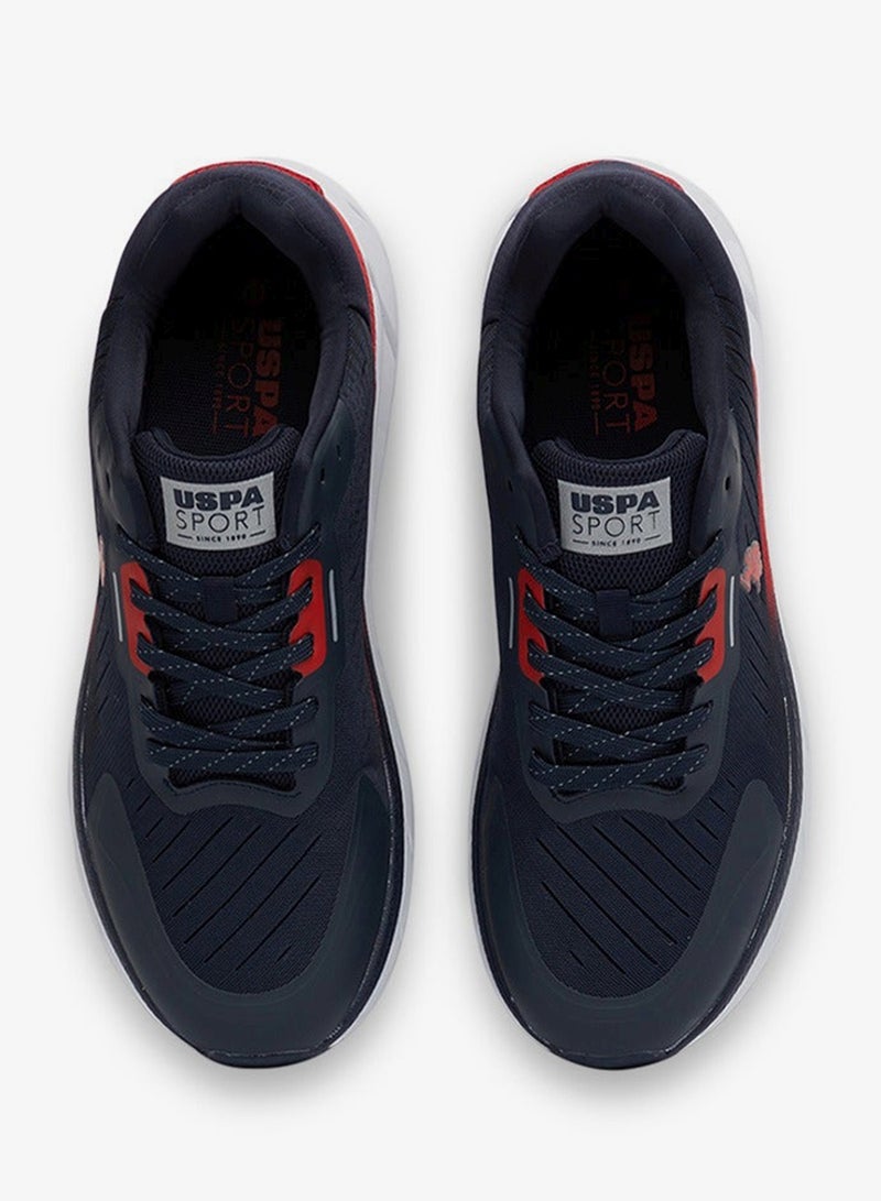 U.S. Polo Assn. أحذية رياضية منخفضة للرجال باللون navy - تصميم خفيف الوزن مع أربطة، مريحة للملابس اليومية - Image 5