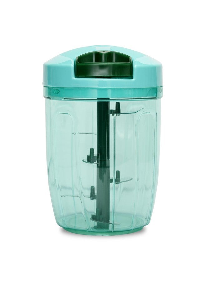 Emergity Plastic Manual Vegetable Chopper for Kitchen, Vegetable Cutter for Kitchen, Onion Cutter, Onion Chopper (Multi Colour) (900 ml) - Image 2