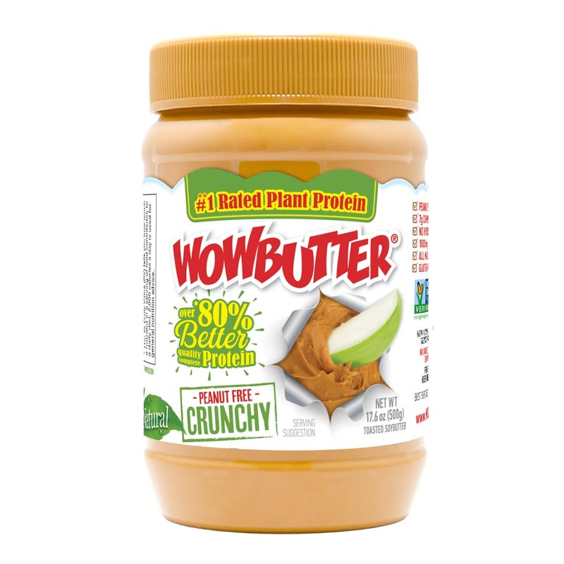 Wowbutter Natural Peanut Free Crunchy 1.1lb Jar - Image 1