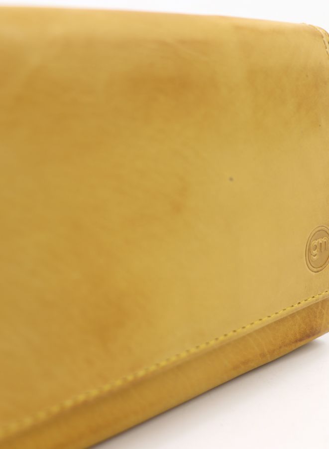 Gai mattiolo Gai Mattiolo Women's Button-Up Leather Wallet with RFID Protection – Italian Sauvage Leather, Multi-Function Design  - Image 2
