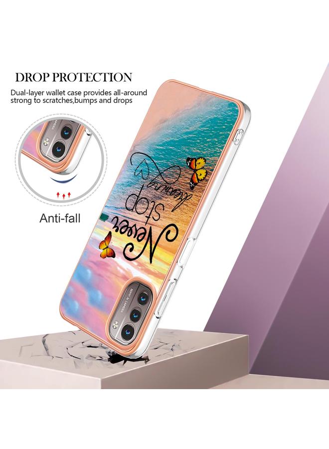 اس-توب جراب لهاتف Nokia G21 / G11 مطلي بالكهرباء IMD TPU - Image 4