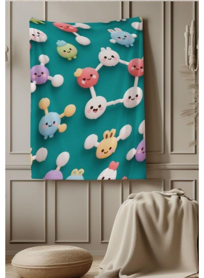 general Baby and children's cartoon flannel thin blanket (warm and comfortable, suitable for sleep, game use) 70cm*100cm - Image 4