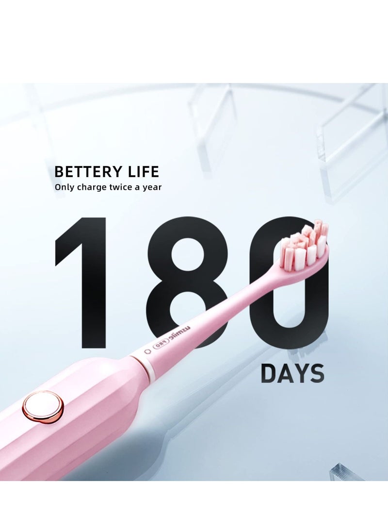 usmile - USB Rechargeable Sonic Toothbrush for Adults with Smart Timer, Whitening Powered Toothbrush with Travel Case One Charge Lasts for 6 Months - Image 1