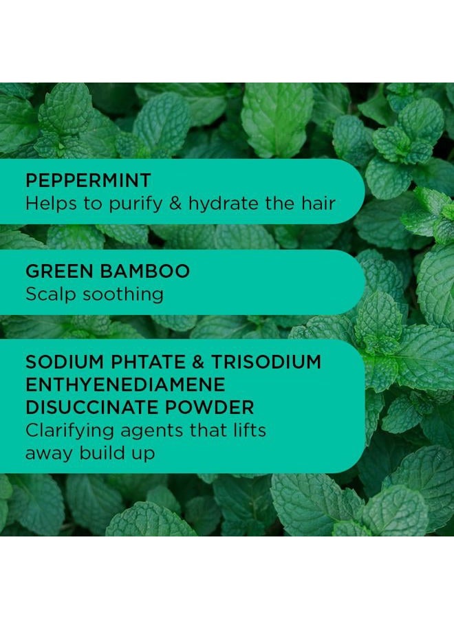 NOUGHTY 97% Natural, Detox Dynamo Clarifying Shampoo, Sulphate Free Vegan Haircare, Refreshing Residue Removing Hair Cleanser, Suitable for Every Day Use, with Peppermint & Sorrel Leaf 250ml - Image 4