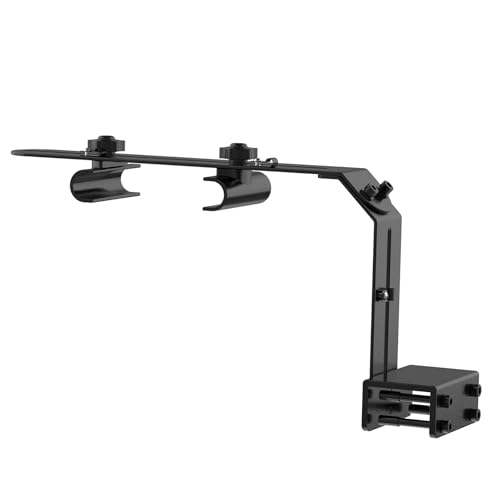 hygger Aquarium Light Riser Fits 957 978 999 918 Universal Fish Tank Light Holder Adjustable Led Aquarium Light Mounting Bracket Sturdy Aluminum Ultra Wide Base17 - Image 1