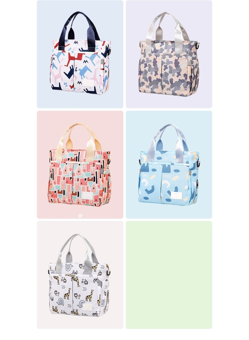 New Lightweight And Large Capacity Casual Hand-Held Single Shoulder Mother And Baby Bag - Image 2
