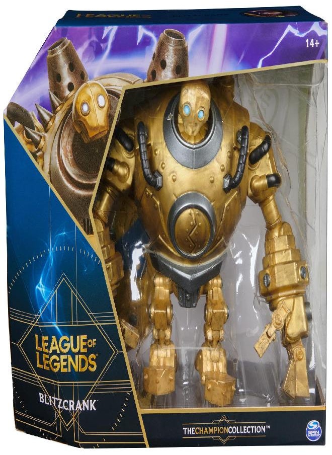 LEAGUE OF LEGENDS - League of Legends, Official 8.5-Inch Blitzcrank Collectible Figure with Base, Premium Details, Champion Collection, Collector Grade, Ages 14 and Up - Image 1