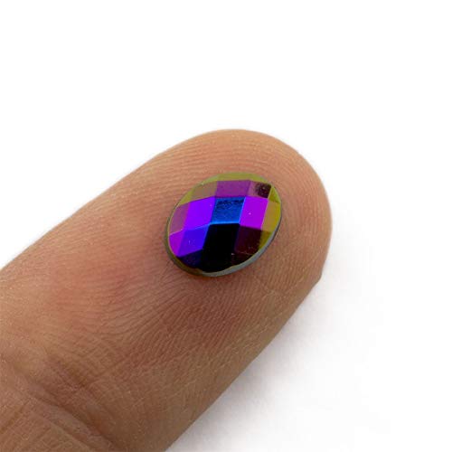 Summer-Ray.com Summer-Ray Glossy Pearlized Oval Rhinestones 8mm x 6mm Assorted Color 500pcs Rhinestones Value Pack - Image 2