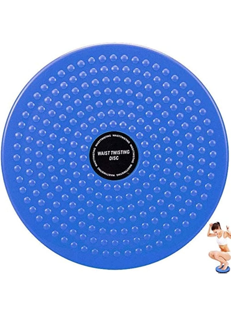 Body Waist Twister, Waist Disc Trainer Board Twist Waist Disc Board Body Building Twister Plate Weight Loss Foot Massage Plate (BLUE) - Image 1