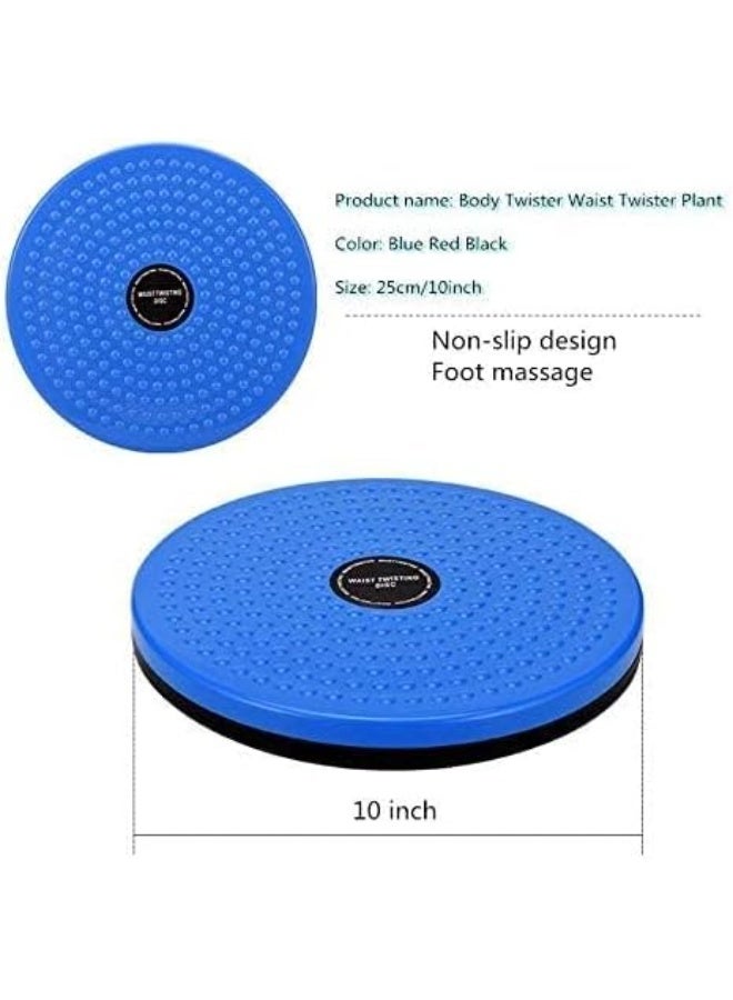 Body Waist Twister, Waist Disc Trainer Board Twist Waist Disc Board Body Building Twister Plate Weight Loss Foot Massage Plate (BLUE) - Image 4