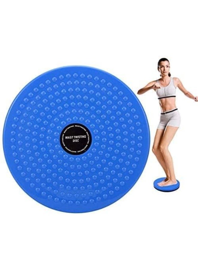 Body Waist Twister, Waist Disc Trainer Board Twist Waist Disc Board Body Building Twister Plate Weight Loss Foot Massage Plate (BLUE) - Image 5