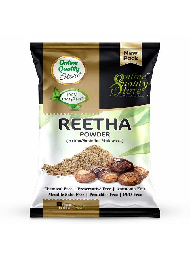 Online Quality Store Reetha Powder-100G |Organic Reetha Powder For Hair Growth|Aritha|Reetha|Ritha|Soapnuts (Sapindus Mukorossi) Powder For Silky & Smooth Hairs|Ritha Powder For Hair (Soap Nut) - Image 1