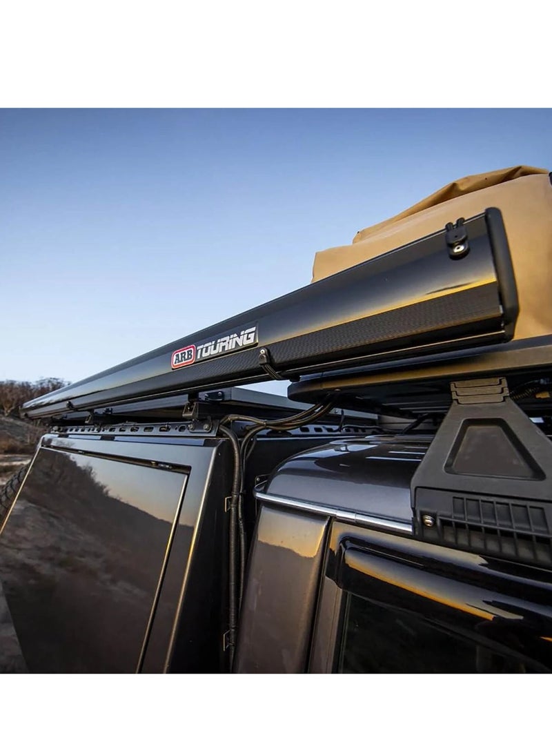 ARB Awning 2500mm x 2500mm with Black Aluminium Housing and Light 814412 - Image 2
