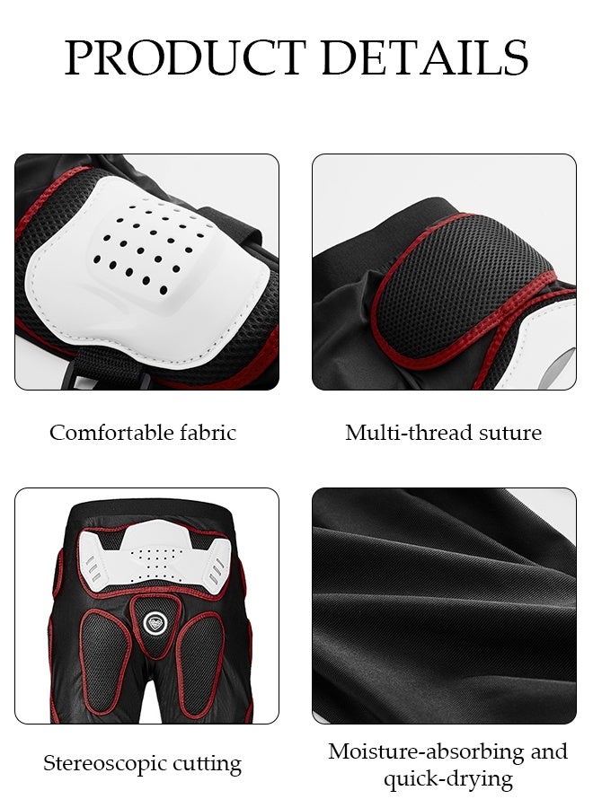 DUNISO Motorcycle Riding Armor Racing Pants Extreme Sports Pulley Anti Fall Anti Collision Pants Off-Road Equipment Motorcycle Armor Pants, Anti-Fall Breathable Off-Road Riding Hip Support Pants Suitable For Cycling, Skiing, Skating And Other Outdoor Sports, L  - Image 3