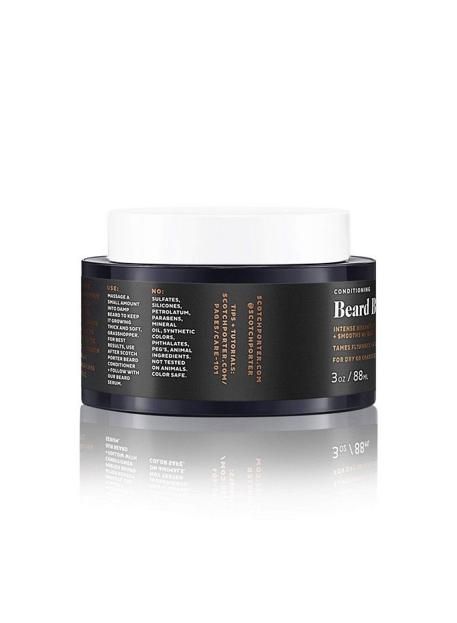 scotch porter بلسم لحية مرطب للرجال يرطب وينعم ويضيف لمعة ويهذب الشعر المتطاير مص formulated بمكونات غير سامة خالية من البارابين والسلفات والسيليكون نباتي 3 أونصة جرة - Image 4