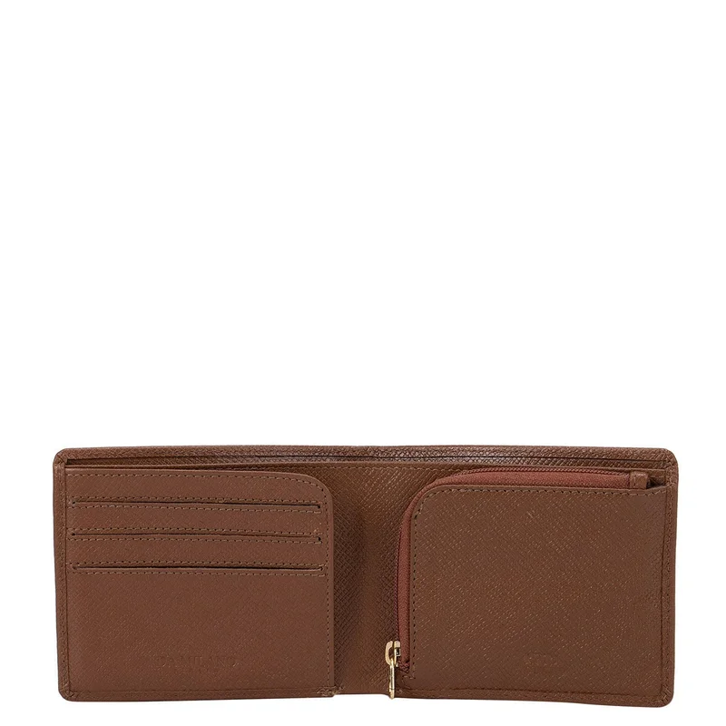 Da Milano  Franzy Leather Mens Wallet - Cognac for Men | Best Price UAE