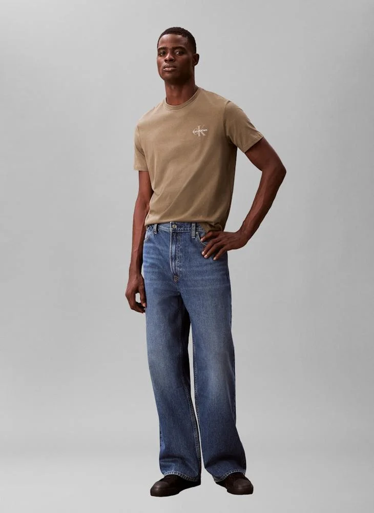 Calvin Klein Jeans  Classic Fit Monologo T-Shirt for Men | Best Price UAE