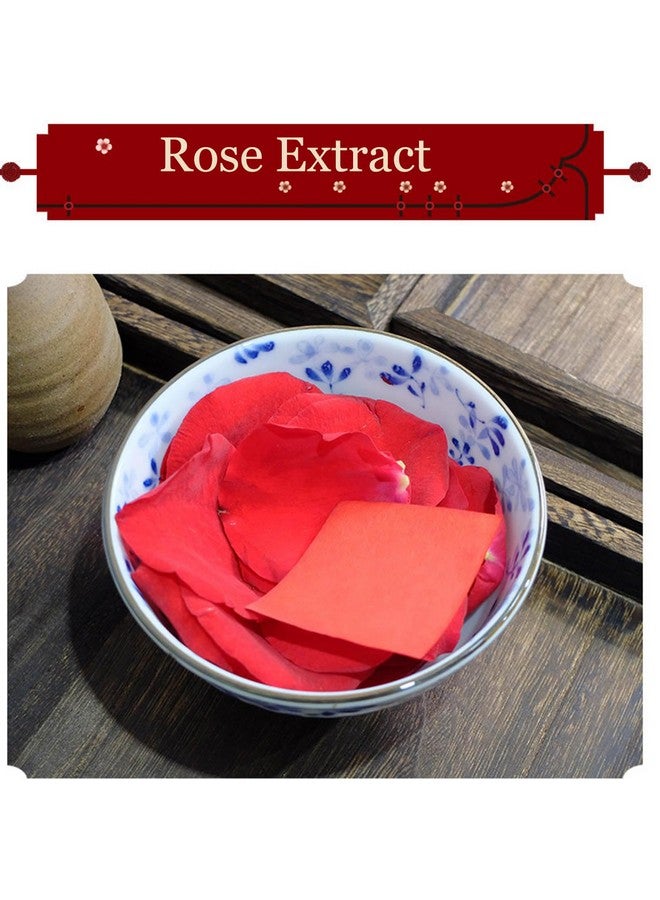Grospe Traditional Chinese Lipstick,Chinese Ancient Style Lipstick,12 PCS Makeup Rouge Lipstick Papers,Non-stick Cup,Long-lasting Matte with Red Storage Box - Image 2