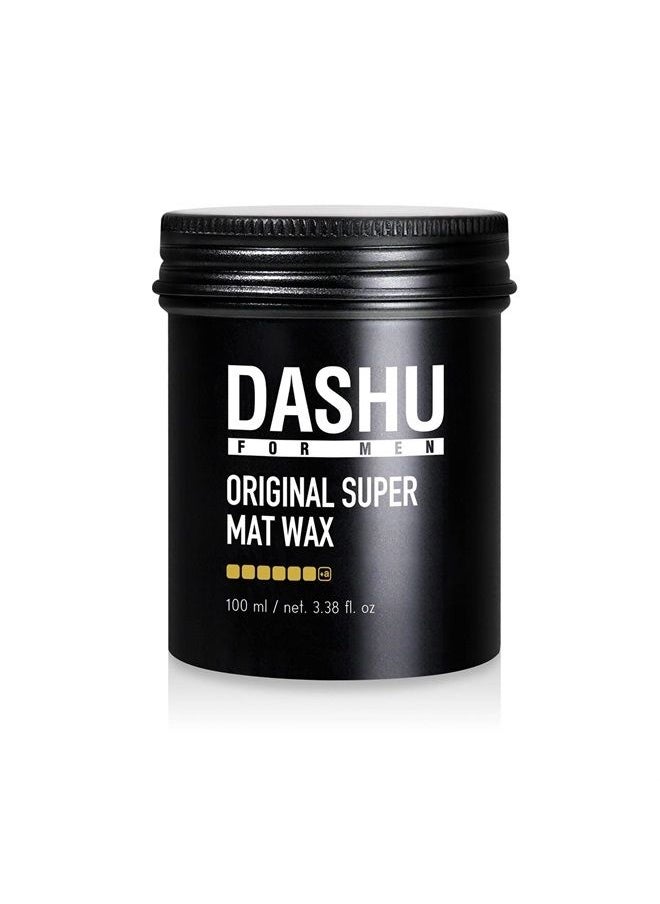 Dashu Premium Original Super Mat Wax 3.5oz – Strong Hold Without Shine, Easy to Wash, Styling Wax  - Image 1