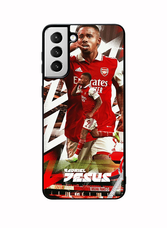 VR CREATIVE Protective Case Cover For Samsung Galaxy S22 5G Gabriel Jesus Design Multicolour - Image 1