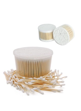 1000 PCS Cotton Swabs Wooden Cotton Buds Bamboo Biodegradable Eco Friendly Sticks Dual Tipped Applicators Organic Recyclable Biodegradable Cotton Buds for Ear Cleaning Makeup - pzsku/Z9AF041AF308E15E16693Z/45/_/1698631355/7bd91b5f-6fc7-4320-9d9a-4c608debc0ca