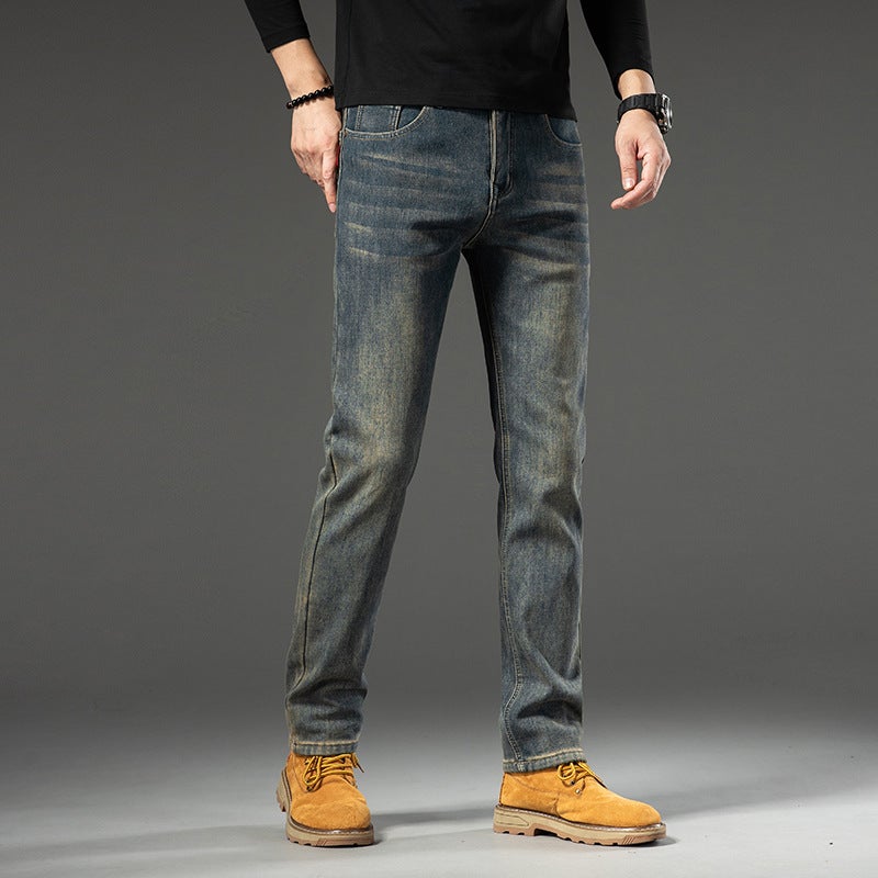 Unisex Classic Denim Jeans Loose Fit Daily Outdoor Wear - Image 4