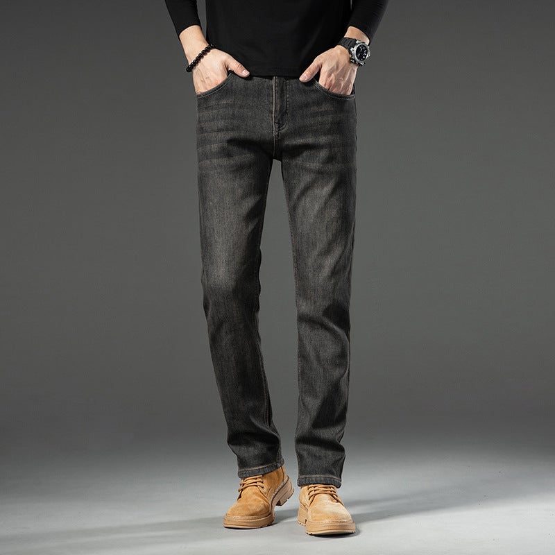 Unisex Classic Denim Jeans Loose Fit Daily Outdoor Wear - Image 2