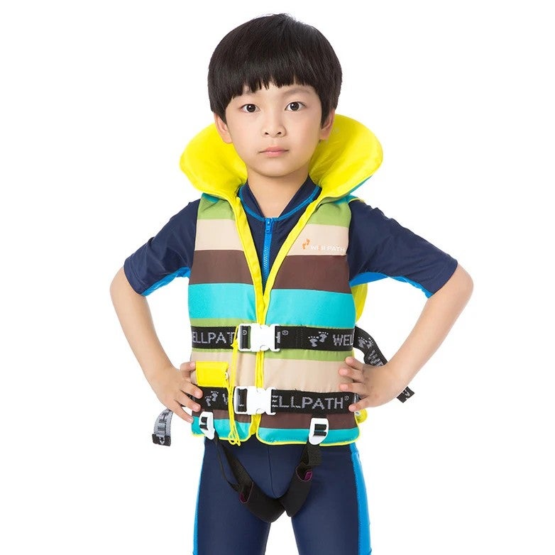 Bluejw Kids Swim Vest Toddler Life Jacket Adjustable Safety Strap Floats Children Swimming Aid Boys Girls Float Swimsuit W172 - Image 5