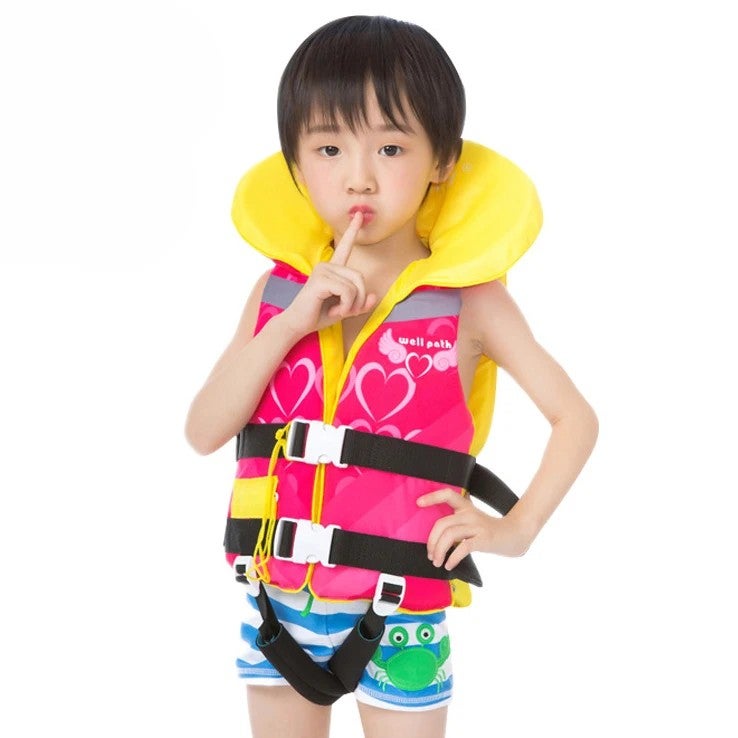 Bluejw Kids Swim Vest Toddler Life Jacket Adjustable Safety Strap Floats Children Swimming Aid Boys Girls Float Swimsuit W172 - Image 1