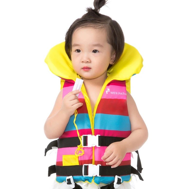 Bluejw Kids Swim Vest Toddler Life Jacket Adjustable Safety Strap Floats Children Swimming Aid Boys Girls Float Swimsuit W172 - Image 2
