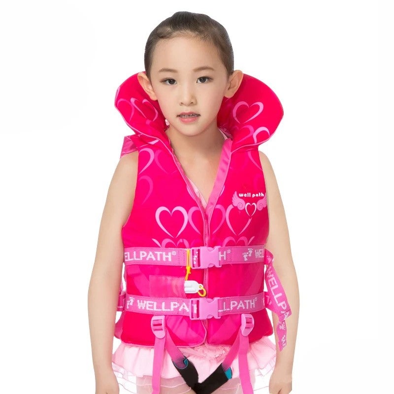 Bluejw Kids Swim Vest Toddler Life Jacket Adjustable Safety Strap Floats Children Swimming Aid Boys Girls Float Swimsuit W172 - Image 4