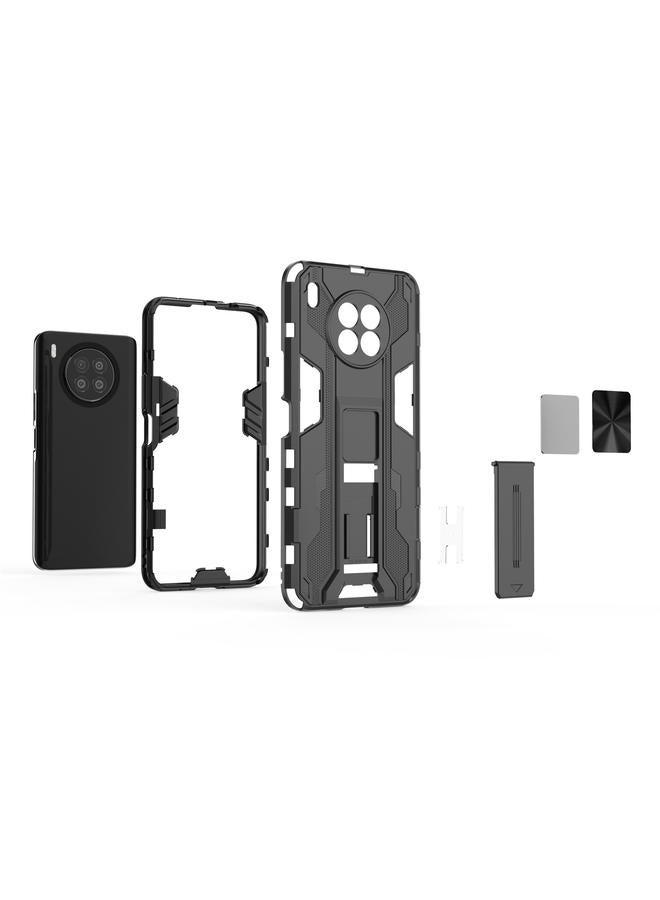 S-TOP Case For Huawei nova 8i Overseas Version Supersonic PC + TPU Shock-proof Protective Case with Holder - Image 3