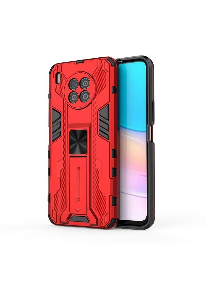 S-TOP Case For Huawei nova 8i Overseas Version Supersonic PC + TPU Shock-proof Protective Case with Holder - Image 1