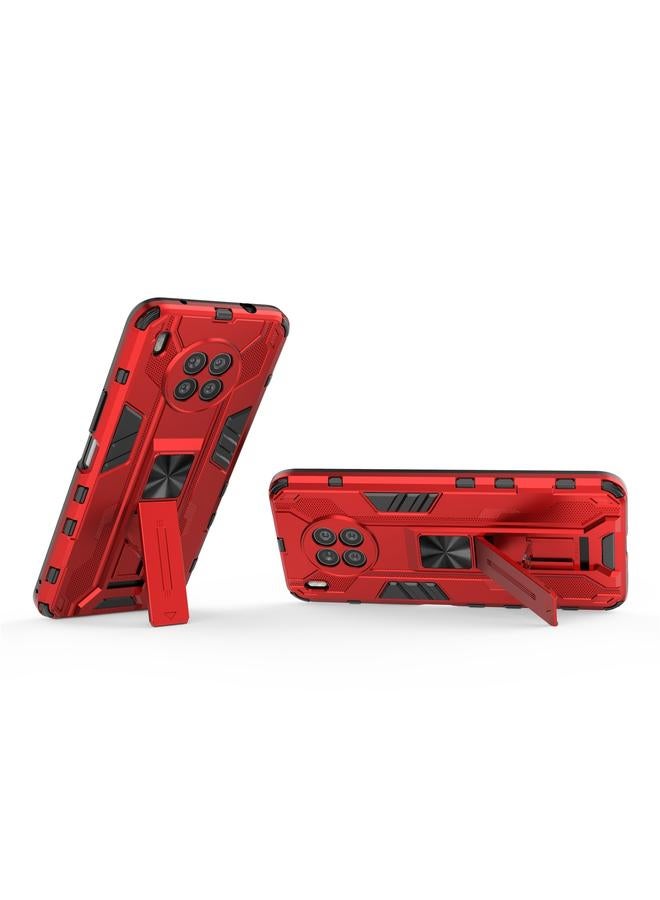 S-TOP Case For Huawei nova 8i Overseas Version Supersonic PC + TPU Shock-proof Protective Case with Holder - Image 4