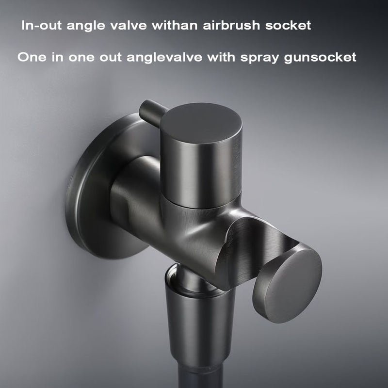 Silvery Heavy Duty Quick Flush Valve G1 2 G3 8 G9 16 Threads Easy Installation - Image 3