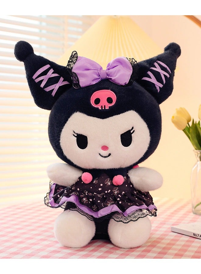 Cartoon Sanrio Kuromi pillow plush doll toy skin-friendly soft doll adult and child birthday gift (height 50 cm) - Image 1