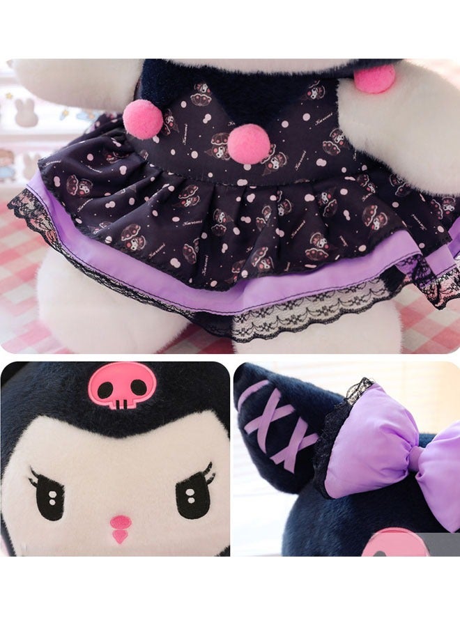 Cartoon Sanrio Kuromi pillow plush doll toy skin-friendly soft doll adult and child birthday gift (height 50 cm) - Image 2