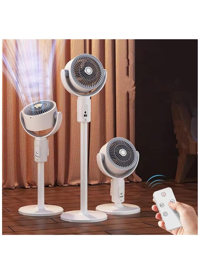 SUKILO Air Circulation Fan – Portable Silent Desktop & Floor Fan with 5-Speed Settings, Energy-Saving Design, Compact & Powerful Airflow for Home & Office
