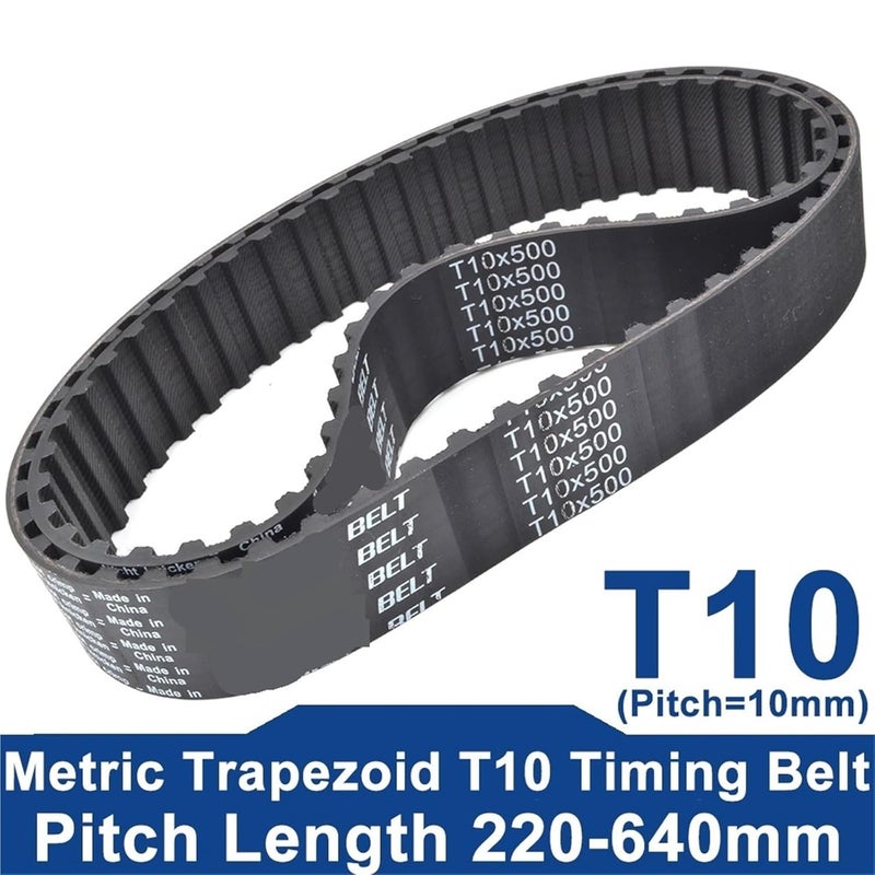 T10 Timing Belt LP=220-640mm 220 260 300 320 330 340 350 360 370 380 400 410 420 440 450 460 470 480 490 500 510 520 530 1Pcs(T10-440-(44 Teeth)) - Image 2