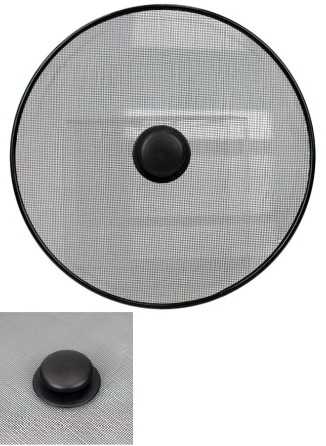Generic - Oil Splatter Guard, Anti-Splash Stainless Steel Mesh Cover for Frying and Cooking, Pan Lid for Oil Splatter Protection, Mesh Shield for Pans and Pots, Perfect for Shielding Against Hot Oil Splashes While Frying or Sautéing - Image 1