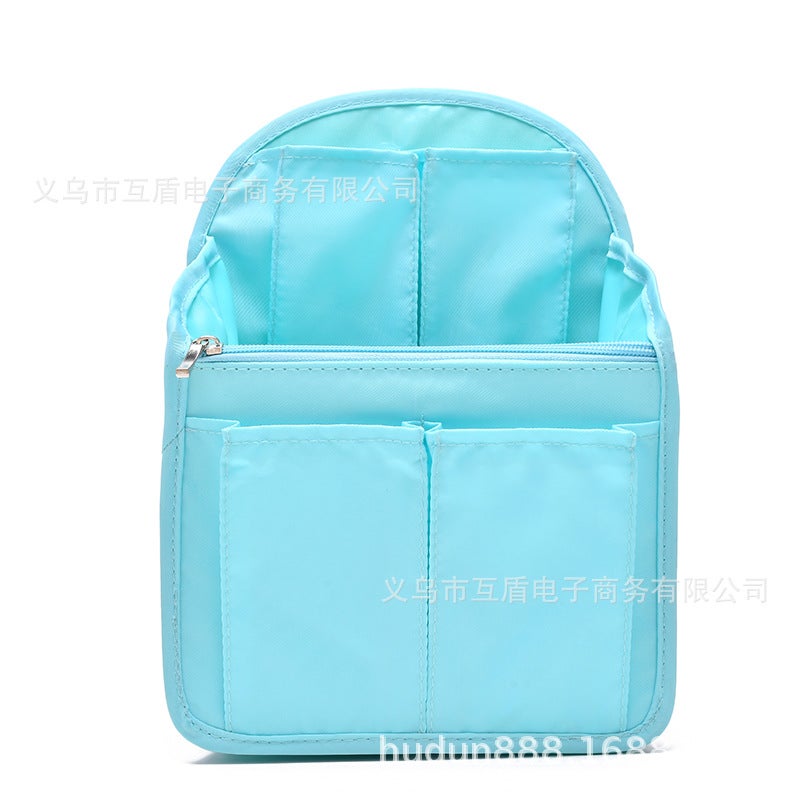Travel Backpack Organizer Insert Bag Small A bright blue