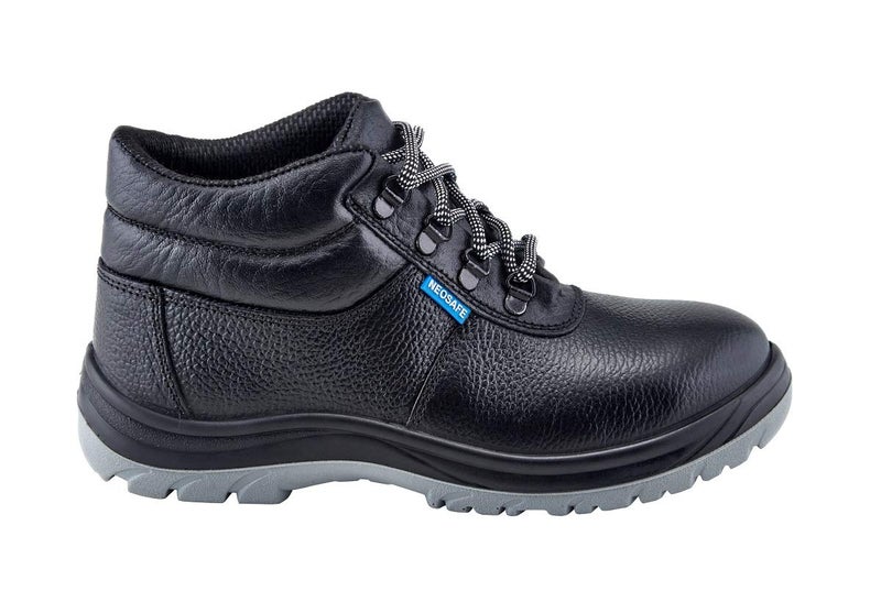 NEOSAFE Mens A7025_10 Helix,High Ankle Safety Shoes With Steel Toe(Black,10) - Image 4